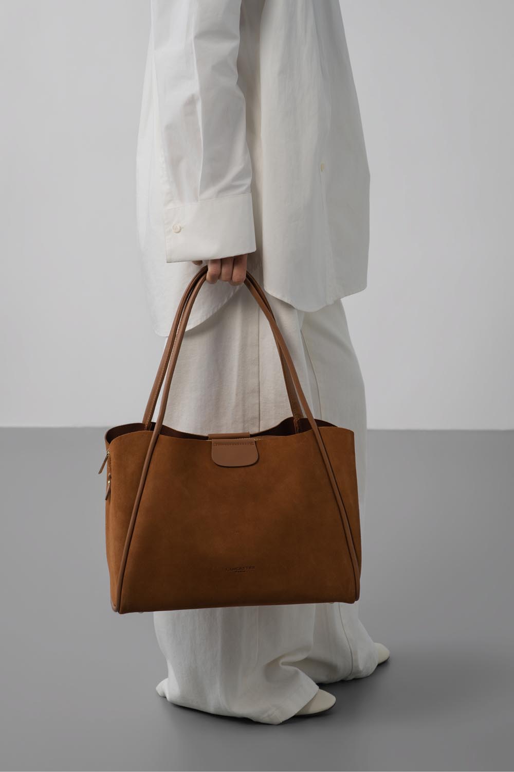 grand sac cabas épaule - suède ida 