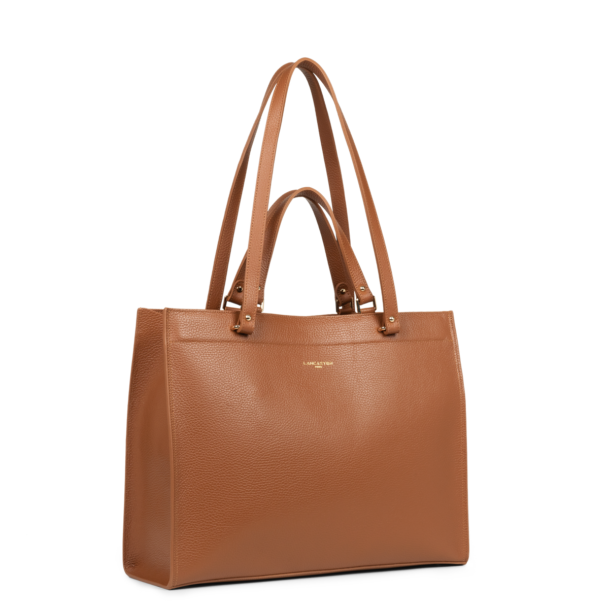 très grand sac cabas épaule - foulonné double 