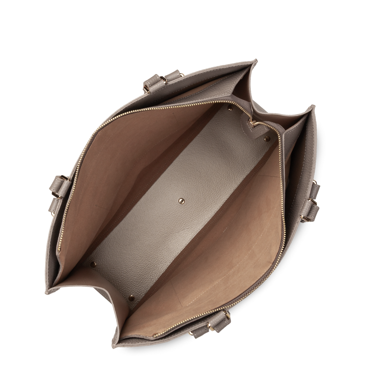 très grand sac cabas épaule - foulonné double daily 