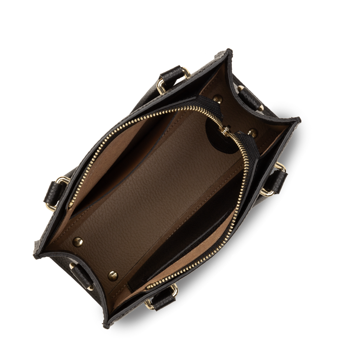 petit sac à main - foulonné double 