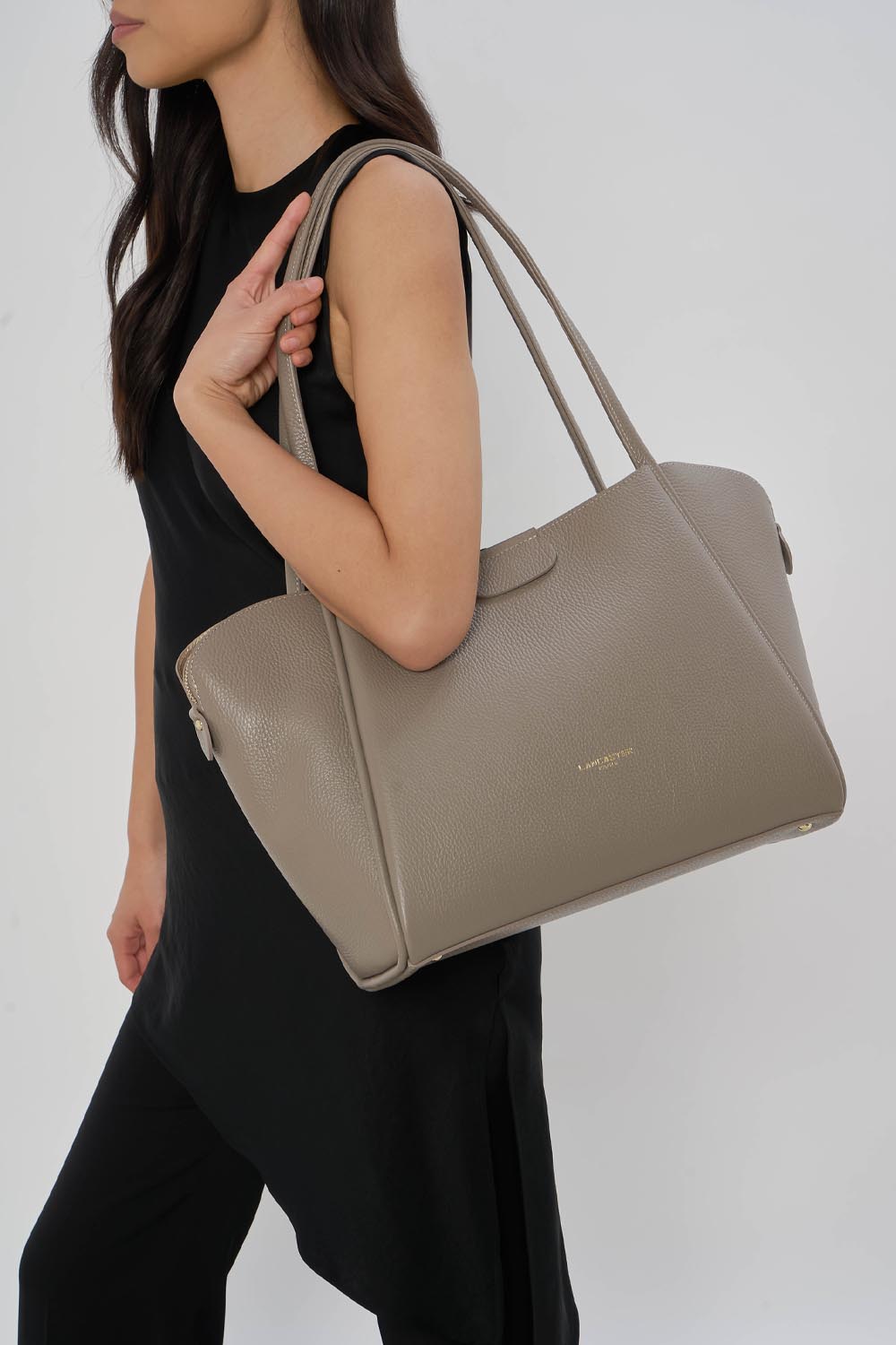 très grand sac cabas épaule - ida double 