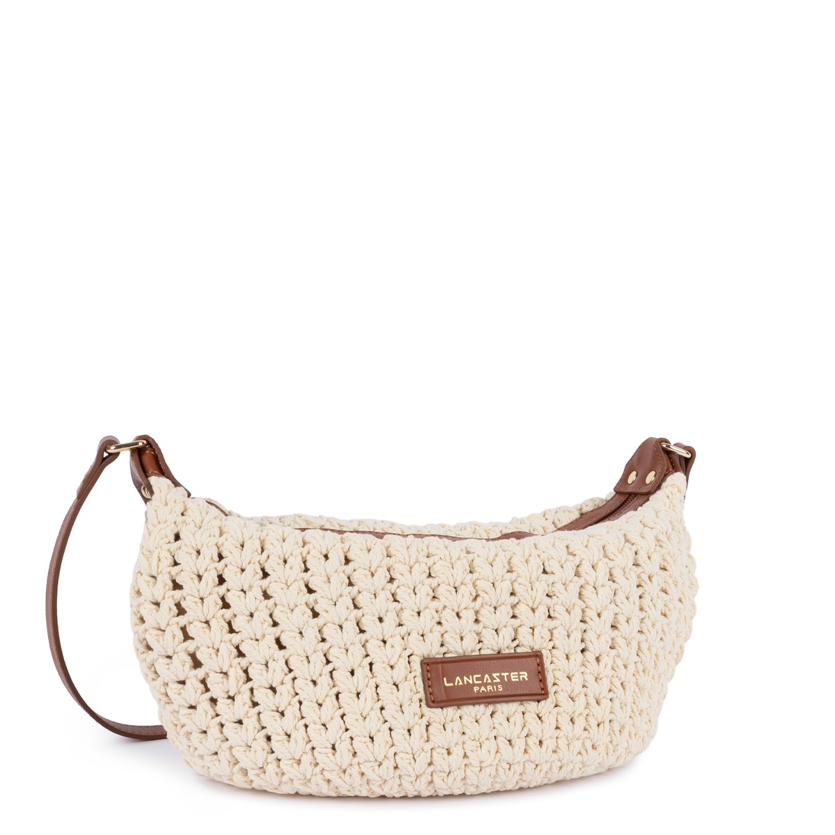 petit sac besace - tressé coton 