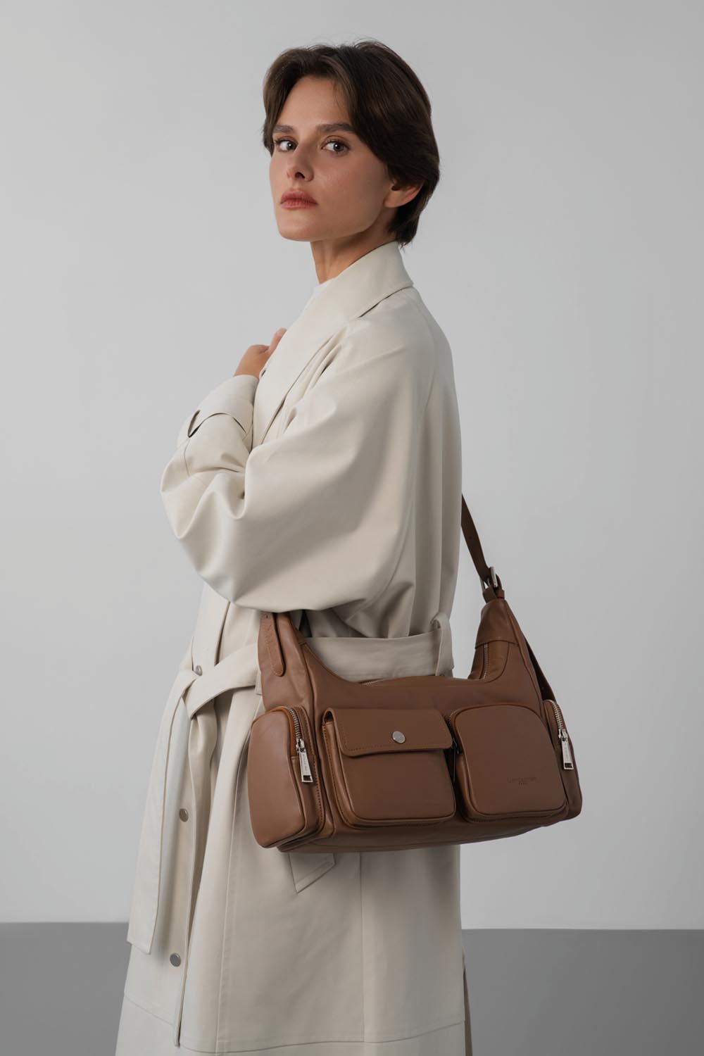 sac besace - soft caramella 